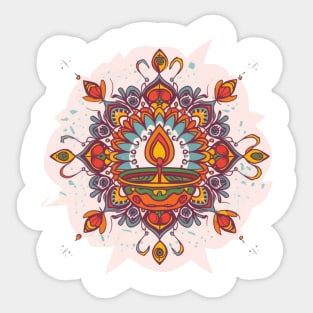 Diwali Festival Spectacle Sticker